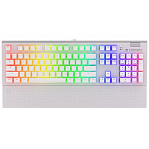 Endorfy gaming keyboard Omnis OWH Pudd.Kailh BL RGB / USB / blue switch / wired / mechanical / US layout / white RGB