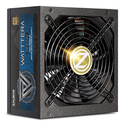 Zalman source ZM800-EBTII Watttera / 800W / ATX / act. PFC / 135mm fan / 100-240V / 80+ Gold