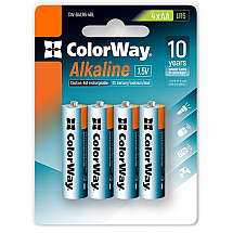 Colorway Alkalická battery AA/ 1.5V/ 4pcs in Package/ Blister