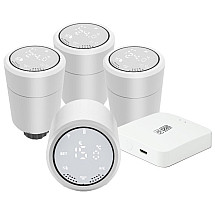 IMMAX NEO SMART Thermostatic head 4+1 Starter Kit, Zigbee, Tuya