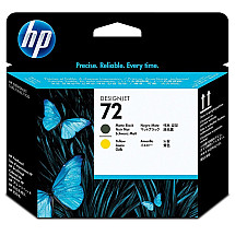 (72) HP C9384A Printhead Matte Black and Yellow Original