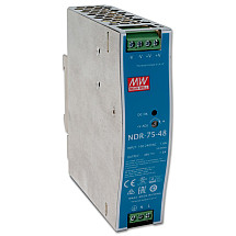 PLANET PWR-75-48 industrial power supply on DIN rail, adjustable 48-56V DC, 75W