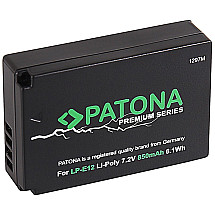 PATONA battery for photo Canon LP-E12 850mAh Li-Ion PREMIUM