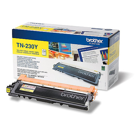 Brother toner cartridge TN-230y/ HL-3040/3070/ NFC-9010/9120/9320/1400 pages yellow