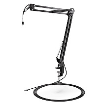 Endorfy Streaming Boom Arm microphone stand / max 63mm table thickness / 100x90 mm / black