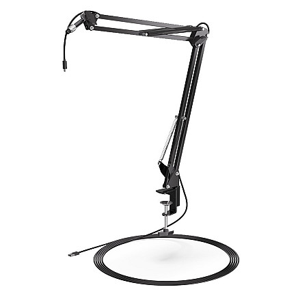 Endorfy Streaming Boom Arm microphone stand / max 63mm table thickness / 100x90 mm / black