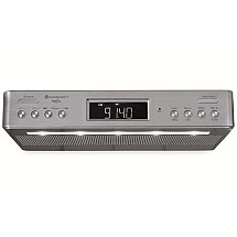 Soundmaster UR2045SI kitchen radio with DAB+ / RDS / BT / dual alarm / timer / silver