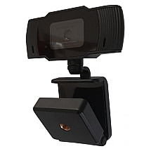 UMAX webcamera webcam W5/ 5MP HD 2592x1944/ 1/4 "CMOS/ microphone/ holder/ plug and play/ autofocus/ USB 2.0/ 1.5 m/ black