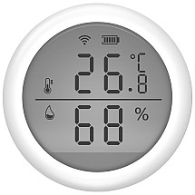 UMAX smart temperature and humidity sensor U-Smart Temperature and Humidity Sensor/ Wi-Fi/ Android/ iOS/ CZ app/ white