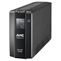 APC Back-UPS Pro BR 650VA (390W)/ LINE-INTERACTIVE/ AVR/ 230V/ LCD/ 6x IEC socket