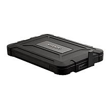 ADATA ED600 Box for 2.5 "HDD / SSD / USB / SATA 3.0 / IP54 WATER / DUST PROOF / Black