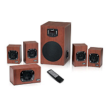 Genius Speakers SW-HF 5.1 4600 Ver. II/ 5.1/ 120W/ Wood/ Remote Control