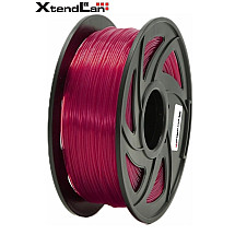 XtendLAN PETG filament 1.75mm transparent red 1kg