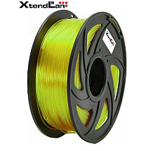 XtendLAN PETG filament 1.75mm transparent yellow 1kg