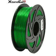 XtendLAN PETG filament 1.75mm transparent green 1kg