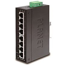 IGS-801M, 8x 1000Base-T, DIN, IP30, -10 to 60°C, ESD+EFT up to 6kV, Web/SNMP, VLAN, STP