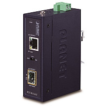 PLANET IGT-815AT converter 1x 100/1000Base-T, 1x SFP 100/1000-X, ESD+EFT, IP30, -40 to 75°C, small size