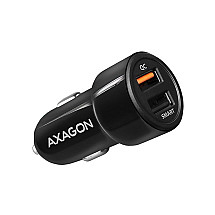 AXAGON fast car charger / PWC-QC5 / 2x USB-A / QC3.0/AFC/FCP + 5V-2.6A, 31.5W