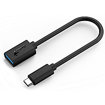 GENIUS ACC-C2AC connector USB-C to USB-A, Black