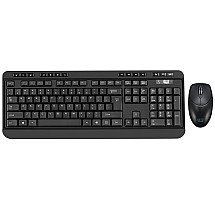 Adesso WKB-1320CB Antimicrobial Wireless Desktop Keyboard and Mouse