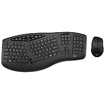 Adesso WKB-1600CB TruForm™ Wireless Ergonomic Keyboard and Optical Mouse