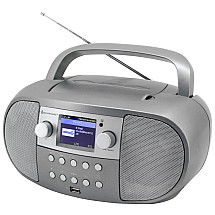 Soundmaster SCD7600TI/ DAB+/ Internet Wi-Fi radio/ BT/ CD/ MP3/ LCD/ RDS/ USB/ AUX IN/ Silver