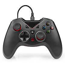 Nedis Gamepad/ USB-A/ Power from USB/ for PC/ Number of buttons 12/ black/ cable length 1.60 m