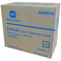 Konica Minolta toner A95W250, yellow, 12000 pages, TNP-49Y, Konica Minolta Bizhub