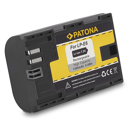 PATONA Battery Canon LP-E6 1300mAh