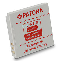 PATONA Battery Canon NB-4L 600mAh