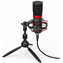 Endorfy Microphone Streaming T / streaming / stand / pop-up filter / 3.5mm jack / USB-C