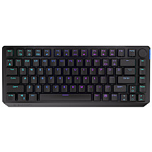 Endorfy gaming keyboard Thock 75% Wireless Red / RGB / red sw. / wireless / mechanical / US layout / shortened / black