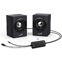 GENIUS speakers SP-HF38¦BT/ 2.0/ Bluetooth 5.0/ 4W/ wooden/ color black