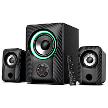 Fenda F&D Speakers F590x/ 2.1/ 60W/ Black/ RGB/ BT5.3/ USB Reading