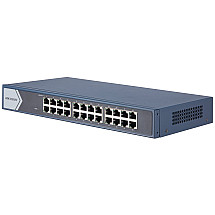 HIKVISION switch DS-3E0524-E(B)/ 24x port/ 10/100/1000 Mbps RJ45 ports/ 48 Gbps/ power supply 220 VAC, 0.7 A