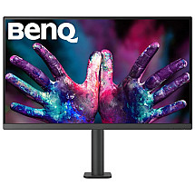 BENQ 27" LED PD2705UA/ 3840x2160/ IPS panel/ 1200:1/ 5ms/ HDMI/ DP/ 2x USB-C/ 3x USB/ speaker/ Pivot/ black