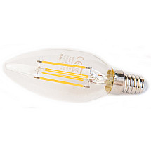 Tesla LED bulb FILAMENT RETRO candle E14/4.2W/230V/470lm/25,000h/2700K warm/360°/clear