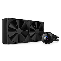 NZXT water cooler Kraken 280 / 2x140mm fan / 4-pin PWM / LCD disp. / 6 years