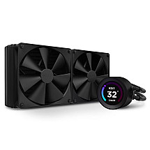 NZXT water cooler Kraken 280 ELITE / 2x140mm fan / 4-pin PWM / LCD disp. / 6 years