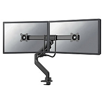 Nencents DS75-450BL2 / Screen Desk Mount 2 Screens (Topfix Clamp & Grommet) / Black