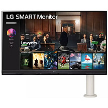 LG monitor 32SQ780S-W / VA / 31.5" / 4K 3840x2160 / 16:9 / 250cdm / 5ms / HDMI / USB-C//repro 5Wx2 /pivot/ height adjustment