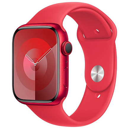 Apple Watch Series 9 45mm (PRODUCT)RED Aluminum with (PRODUCT)RED Sport Band S/M