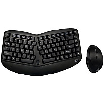 Adesso WKB-1150CB Tru-Form™ Wireless Ergo Mini Keyboard & Mouse