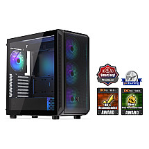 Endorfy cabinet Arx 700 Argb / ATX / 4x 140 Argb fan (up to 8 fans) / 2x USB / USB-C / MESH P. / Tempered Glass / Black