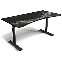 Aroszi Arena Gaming Desk Gunmetal Galaxy