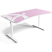 Aroszi Arena Gaming Desk White Pink