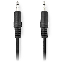 NEDIS stereo audio cable with jack/ 3.5 mm plug - 3.5 mm plug/ black/ bulk/ 10m