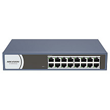 Hikvision Switch DS-3E0116R-O/ 16x Port/ 10/ 100Mbps RJ45 ports/ 3.2 Gbps/ power supply 220 VAC (50/ 60Hz)