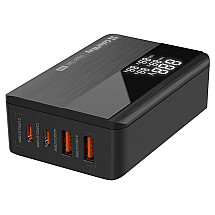 COLORWAY USB charger/ 2x USB-A/ 2x USB-C/ 100W/ Black