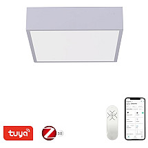 IMMAX NEO CANTO SLIM Smart ceiling light 28x28x7cm 22W 1610lm white Zigbee 3.0, TUYA